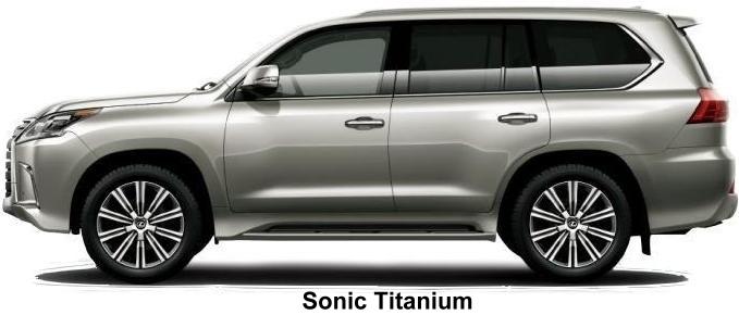 New Lexus LX570 body color: Sonic Titanium
