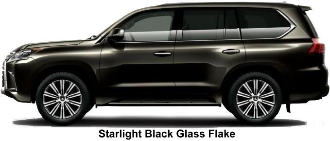 New Lexus LX570 body color: Starlight Black Glass Flake