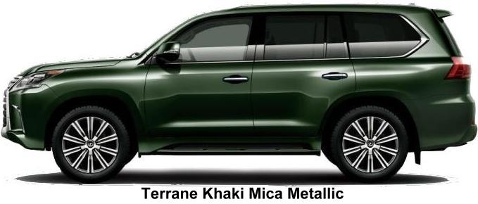 New Lexus LX570 body color: Terrane Khaki Mica Metallic