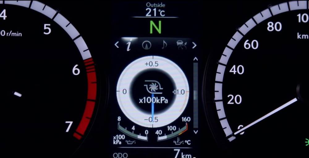 New Lexus NX200t picture: Odometer photo