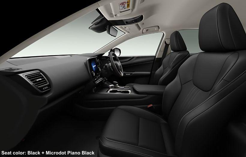 New Lexus NX250 photo: Interior view image (Black + Microdot Piano Black)