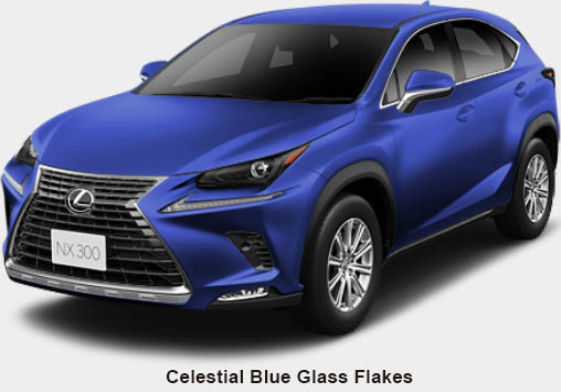 New Lexus NX300 body color: Celestial Blue Glass Flakes