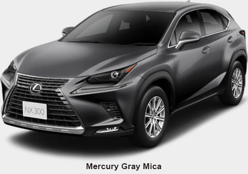 New Lexus NX300 body color: Mercury Gray Mica