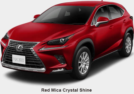 New Lexus NX300 body color: RED MICA CRYSTAL SHINE