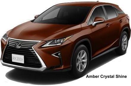 New Lexus RX200t body color: Amber Crystal Shine