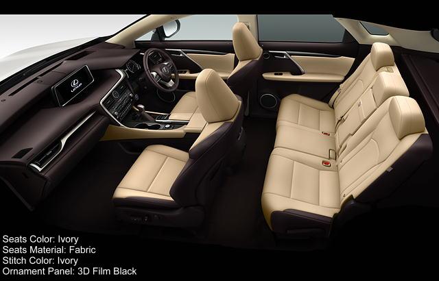 New Lexus RX200t Interior color combination 3