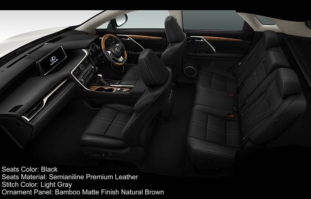 New Lexus RX200t VL Interior color combination 1