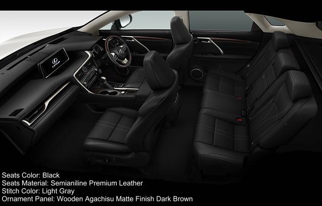 New Lexus RX200t VL Interior color combination 2