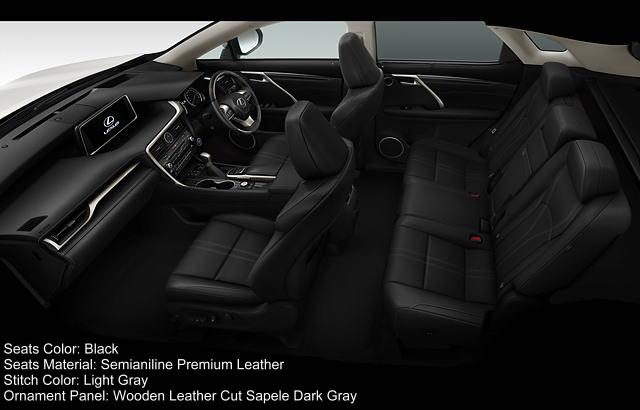 New Lexus RX200t VL Interior color combination 3
