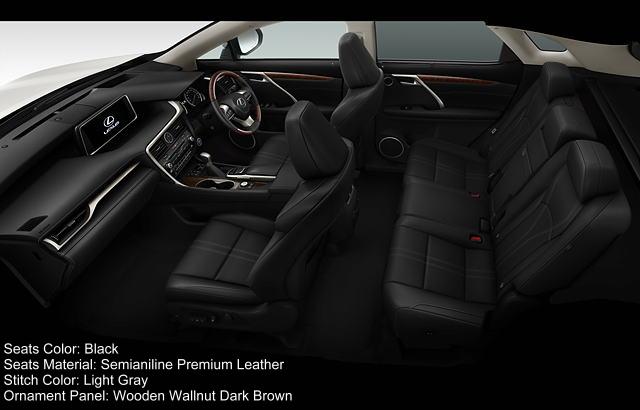 New Lexus RX200t VL Interior color combination 4