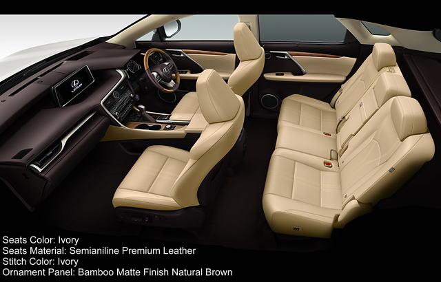 New Lexus RX200t VL Interior color combination 5