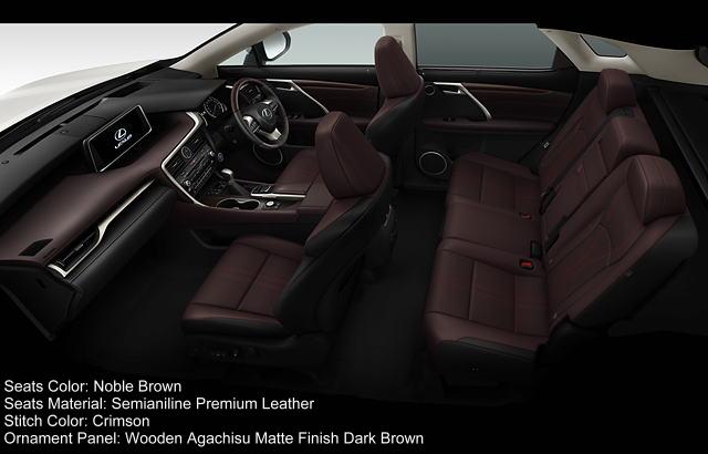 New Lexus RX200t VL Interior color combination 9