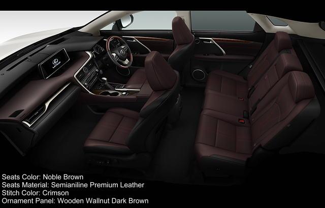 New Lexus RX200t VL Interior color combination 11