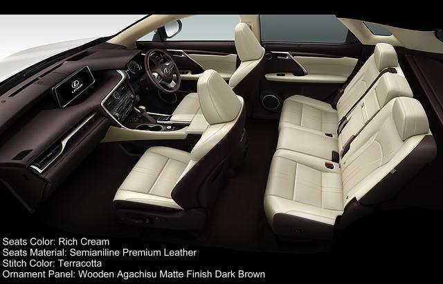New Lexus RX200t VL Interior color combination 12