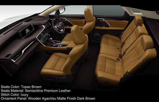New Lexus RX200t VL Interior color combination 15