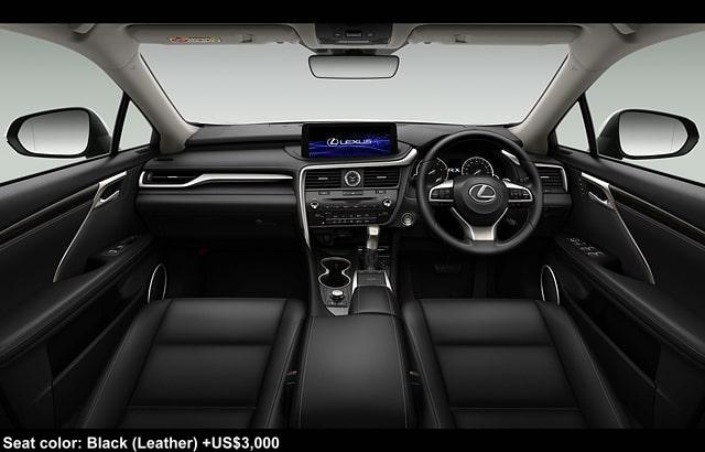 New Lexus RX300 cockpit photo: Black (Leather) option +US$3,000