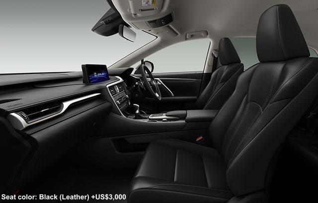 New Lexus RX300 interior photo: Black (Leather) option +US$3,000