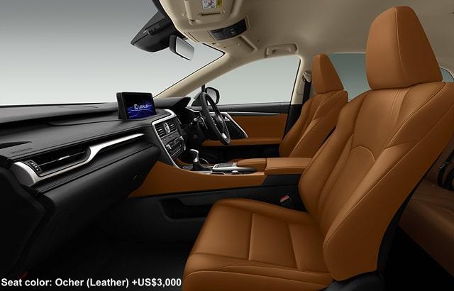 New Lexus RX300 interior photo: Ocher (Leather) option +US$3,000
