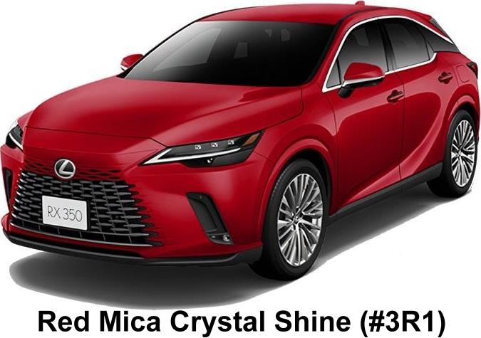 New Lexus RX350 Version-L body color: Red Mica Crystal Shine (color No. 3R1)