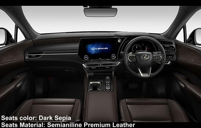 New Lexus RX350 Version-L photo: Cockpit view image (Dark Sepia)