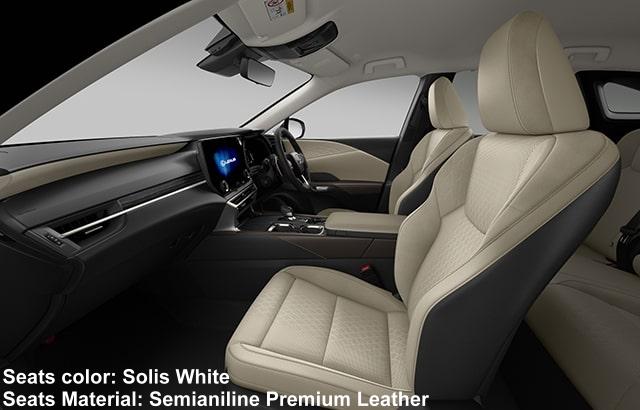 New Lexus RX350 Version-L photo: Interior view image (Solis White)