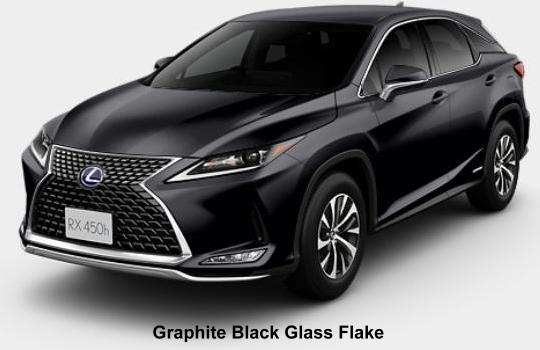 New Lexus RX450h body color: Graphite Black Glass Flake