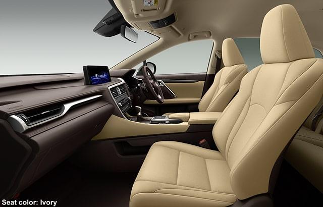 New Lexus RX450h interior photo: Ivory (Fabric)