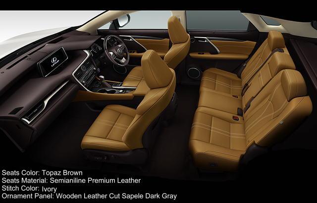 New Lexus Rx450h Version L Interior Color Photo Image Seat