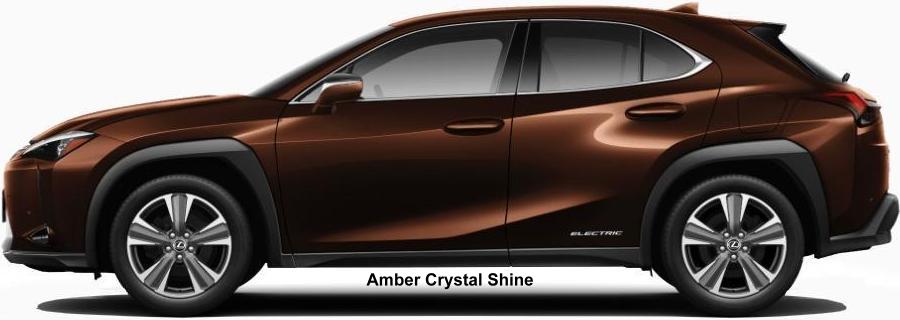 New Lexus UX300e body color: AMBER CRYSTAL SHINE