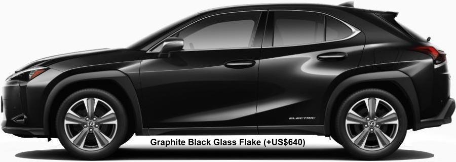 New Lexus UX300e body color: GRAPHIC BLACK GLASS FLAKE (option color +US$640)
