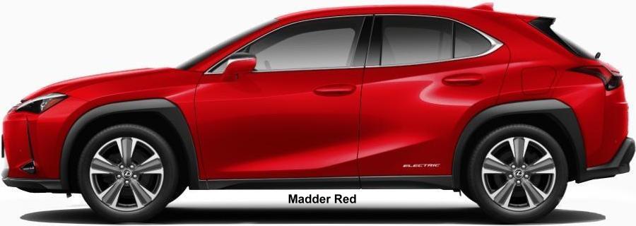 New Lexus UX300e body color: GRAPHIC MADDER RED