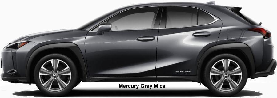 New Lexus UX300e body color: MERCURY GRAY MICA