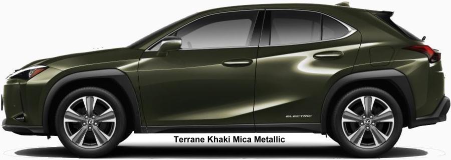 New Lexus UX300e body color: TERRANE KHAKI MICA METALLIC