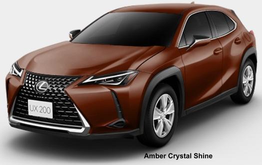 New Lexus UX200 body color: AMBER CRYSTAL SHINE