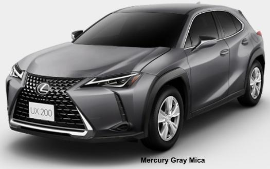 New Lexus UX200 body color: MERCURY GRAY MICA