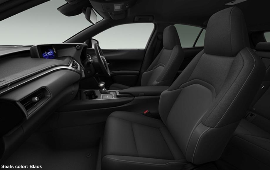 New Lexus UX200 interior photo: BLACK