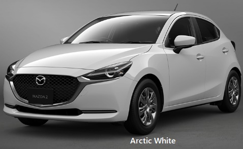 Mazda-2 body color: Arctic White