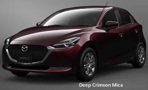 Mazda-2 body color: Deep Crimson Mica