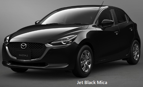 Mazda-2 body color: Jet Black Mica
