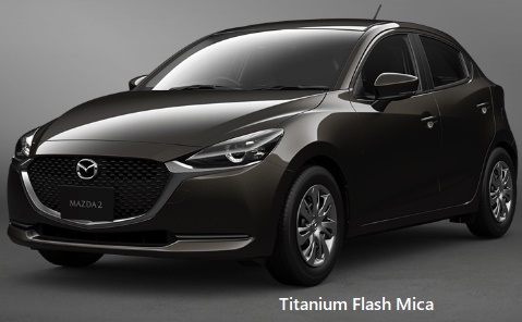 Mazda-2 body color: Titanium Flash Mica