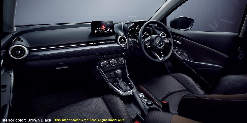 New Mazda 2 photo: Cockpit view (Diesel engine model)