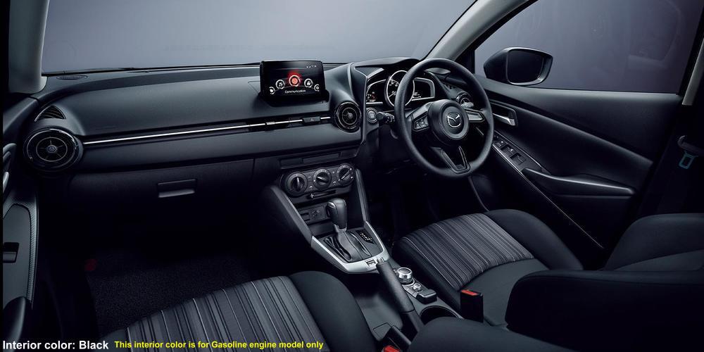 New Mazda 2 photo: Cockpit view (Gasoline engine model)