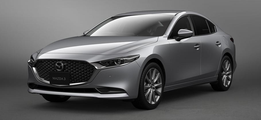 New Mazda-3 Sedan photo: Front view