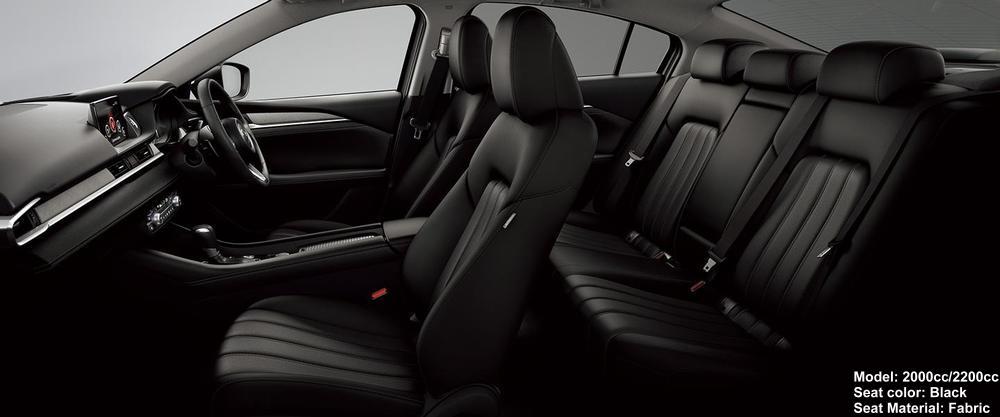 New Mazda 6 sedan photo: Interior view (2000cc Gasoline Model and 2200 Diesel Model image)