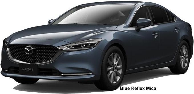 New Mazda-6 Sedan body color: BLUE REFLEX MICA
