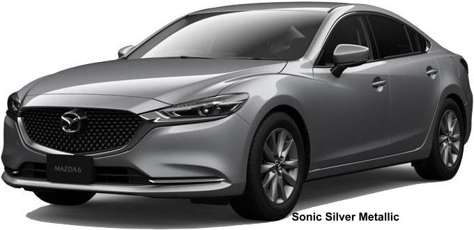 New Mazda-6 Sedan body color: SONIC SILVER METALLIC