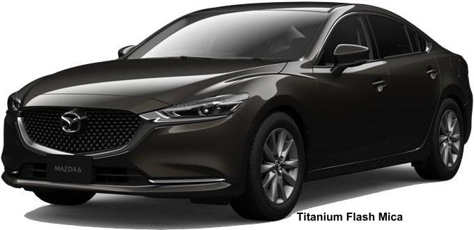 New Mazda-6 Sedan body color: TITANIUM FLASH MICA