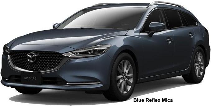 New Mazda 6 Wagon body color: Blue Reflex Mica