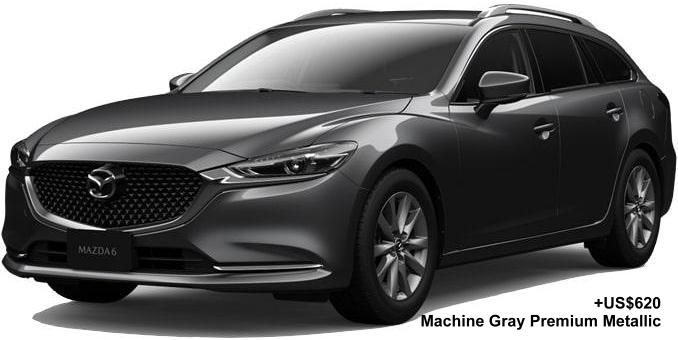 New Mazda 6 Wagon body color: Machine Gray Premium Metallic (option color +US$620)
