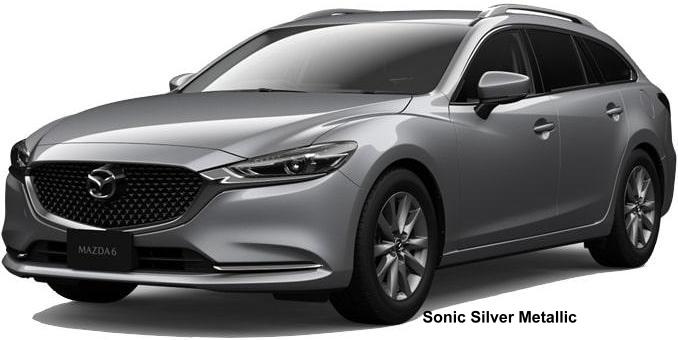 New Mazda 6 Wagon body color: Sonic Silver Metallic